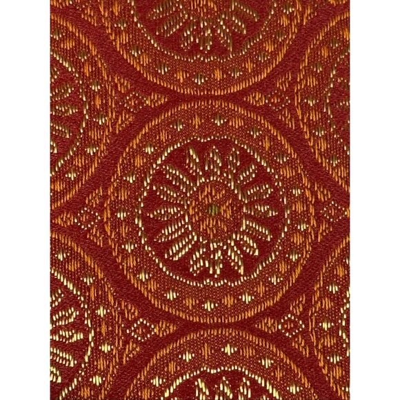 Unbranded Tableware Placemats Cloth Backing 8 Pieces Orange/Deep Red - Picture 6 of 6